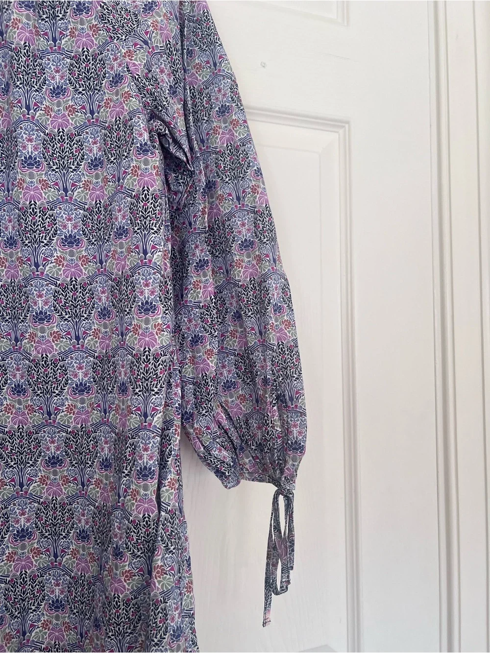 Liberty Fabric x J.Crew Club Nouveau Floral Button-Front Dress